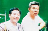 92年同王文芳老师在隆庆峡写生